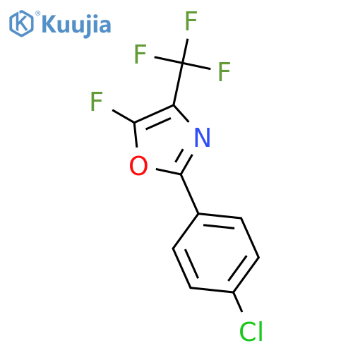 Oxazole, 2-(4-chlorophenyl)-5-fluoro-4-(trifluoromethyl)- structure