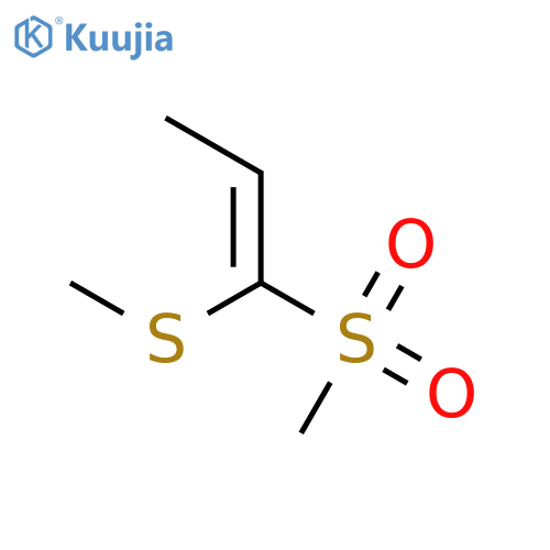 1-Propene, 1-(methylsulfonyl)-1-(methylthio)- structure