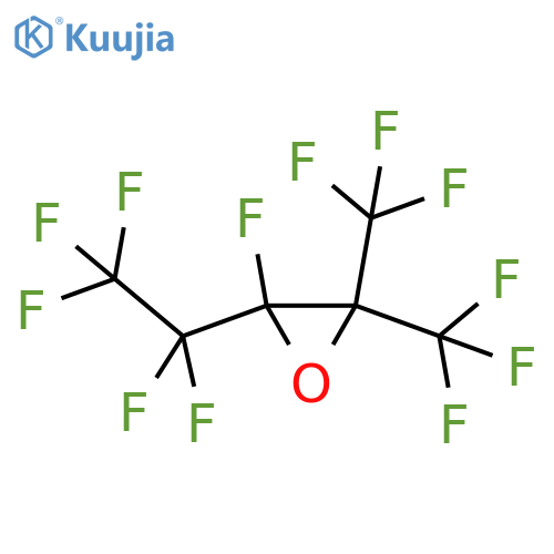Oxirane, 2-fluoro-2-(pentafluoroethyl)-3,3-bis(trifluoromethyl)- structure