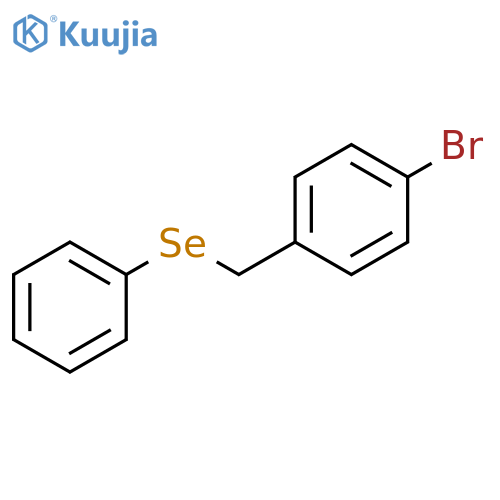 Benzene, 1-bromo-4-[(phenylseleno)methyl]- structure