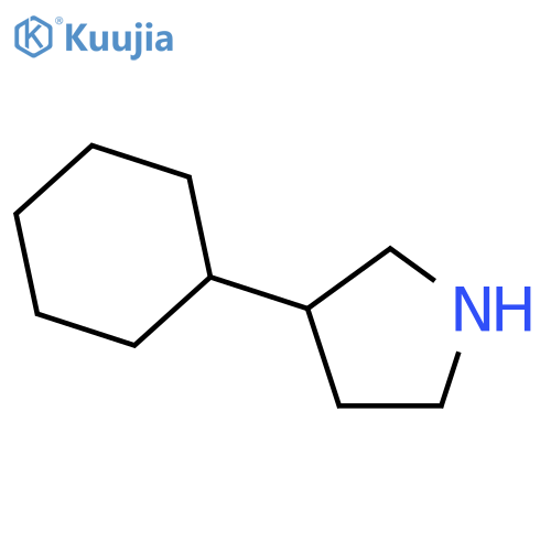 3-Cyclohexylpyrrolidine structure