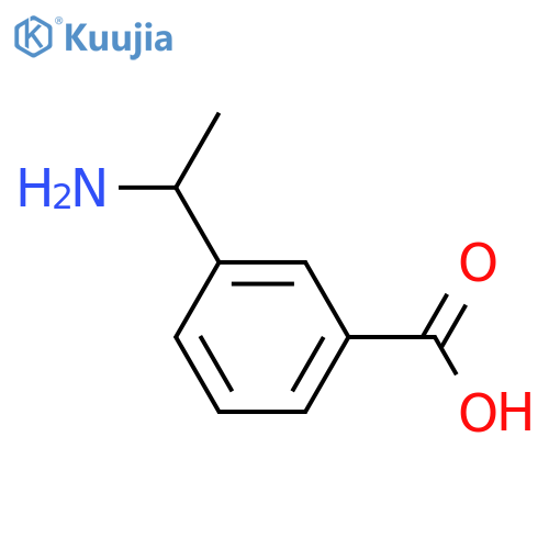 3-(1-aminoethyl)benzoic Acid structure