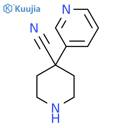 4-(Pyridin-3-yl)piperidine-4-carbonitrile structure