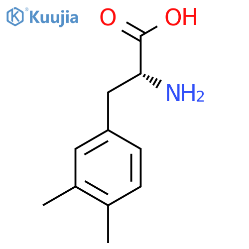 (2R)-2-Amino-3-(3,4-dimethylphenyl)propanoic acid structure