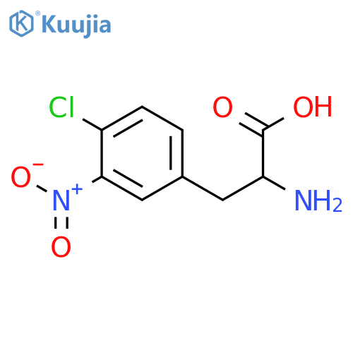 4-Chloro-3-nitro-DL-phenylalanine structure