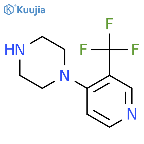 1-3-(trifluoromethyl)pyridin-4-ylpiperazine structure