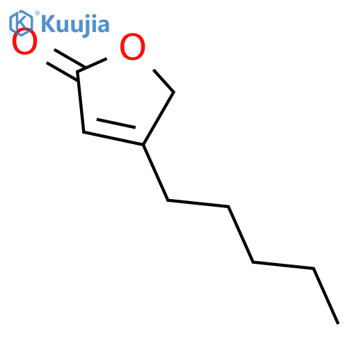 2(5H)-FURANONE, 4-PENTYL- structure