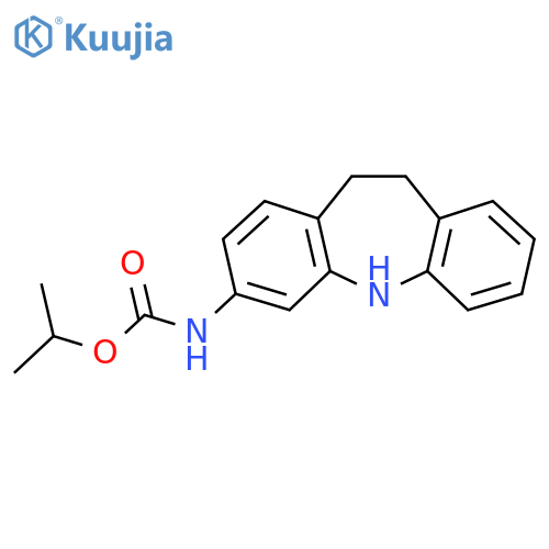 propan-2-yl N-(6,11-dihydro-5H-benzo[b][1]benzazepin-2-yl)carbamate structure