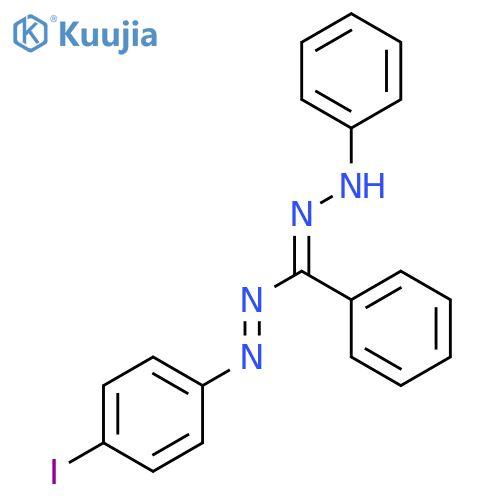 Diazene, (4-iodophenyl)[phenyl(phenylhydrazono)methyl]- structure