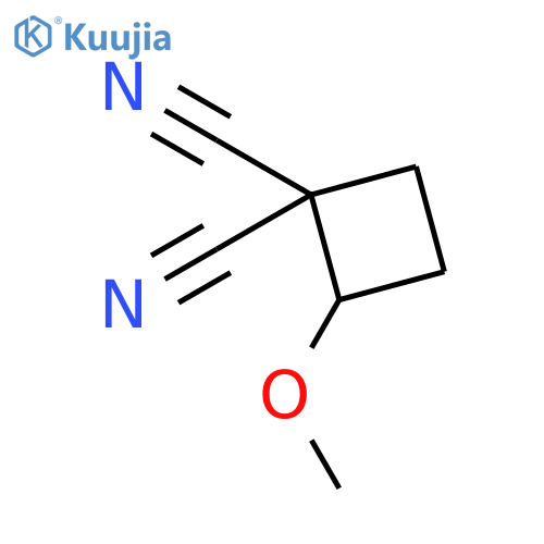1,1-Cyclobutanedicarbonitrile, 2-methoxy- structure