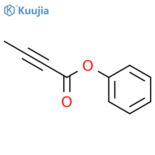 2-Butynoic acid, phenyl ester structure