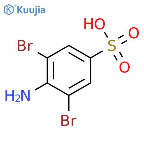 Benzenesulfonic acid,4-amino-3,5-dibromo- structure