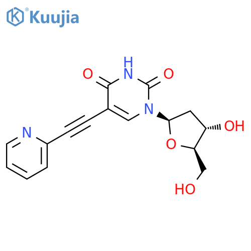 Uridine, 2'-deoxy-5-(2-pyridinylethynyl)- structure