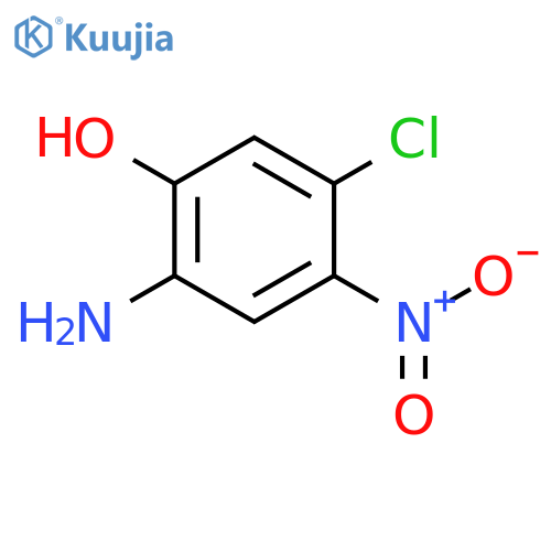 2-amino-5-chloro-4-nitrophenol structure