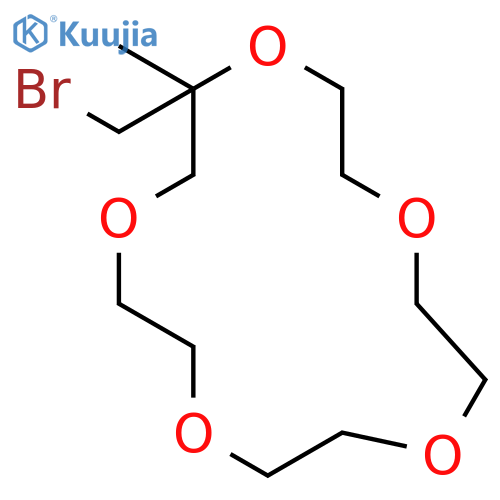 2-(Bromomethyl)-2-methyl-1,4,7,10,13-pentaoxacyclopentadecane structure