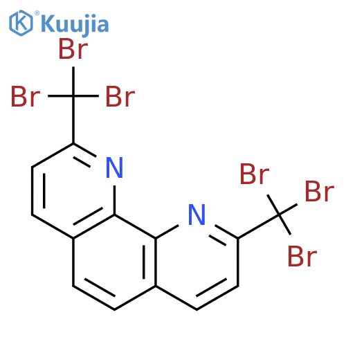 1,10-Phenanthroline, 2,9-bis(tribromomethyl)- structure