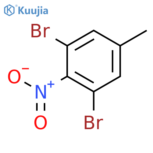 Benzene, 1,3-dibromo-5-methyl-2-nitro- structure