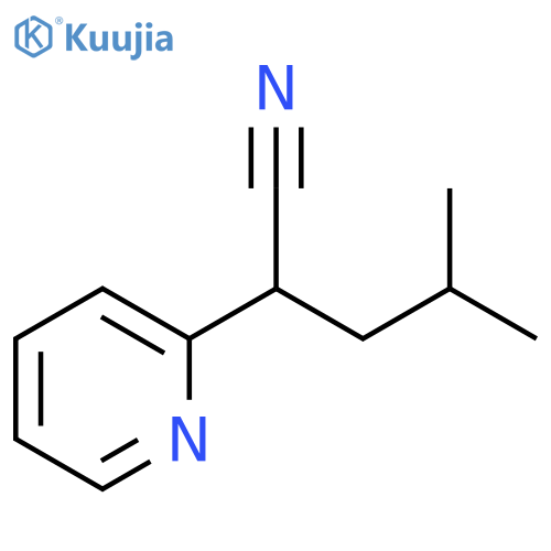2-Pyridineacetonitrile,a-(2-methylpropyl)- structure