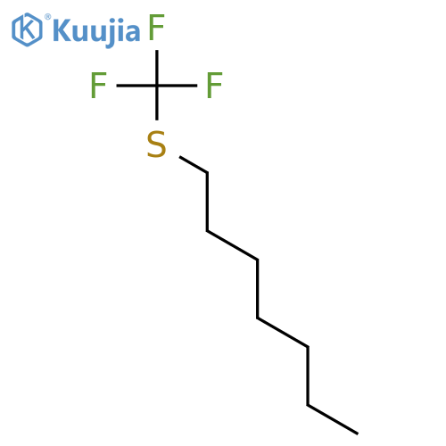 Heptane, 1-[(trifluoromethyl)thio]- structure