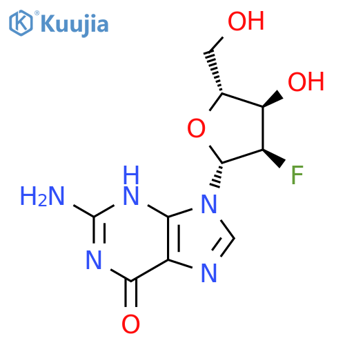2′-Deoxy-2′-fluoroguanosine structure