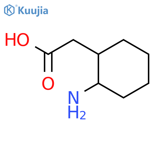 2-(2-aminocyclohexyl)acetic acid structure