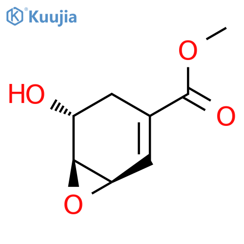 7-Oxabicyclo[4.1.0]hept-2-ene-3-carboxylicacid, 5-hydroxy-, methyl ester, (1R,5R,6S)- structure