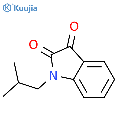 1-Isobutylindoline-2,3-dione structure