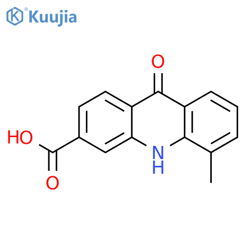 3-ACRIDINECARBOXYLIC ACID, 9,10-DIHYDRO-5-METHYL-9-OXO- structure