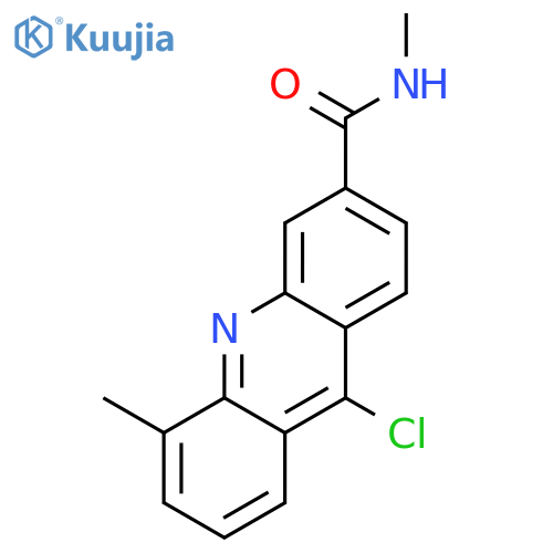 3-ACRIDINECARBOXAMIDE, 9-CHLORO-N,5-DIMETHYL- structure