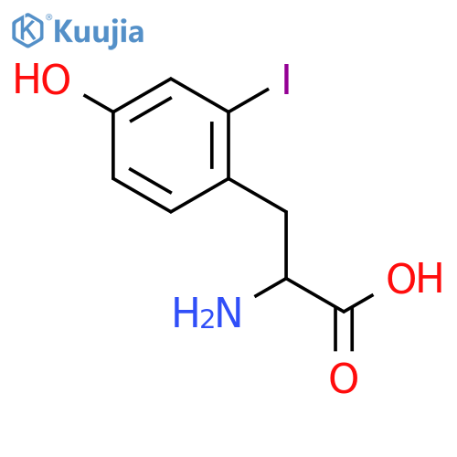 L-Tyrosine, 2-iodo- structure