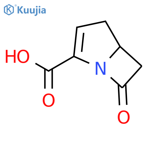 1-Azabicyclo[3.2.0]hept-2-ene-2-carboxylicacid, 7-oxo-, (5R)- structure