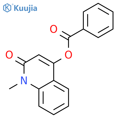 2(1H)-Quinolinone, 4-(benzoyloxy)-1-methyl- structure