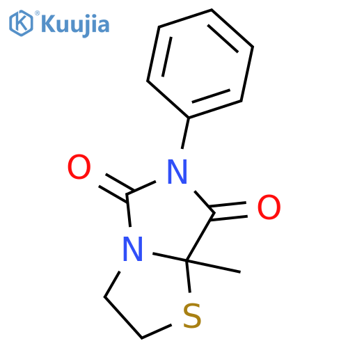 Imidazo[5,1-b]thiazole-5,7(6H,7aH)-dione, dihydro-7a-methyl-6-phenyl- structure