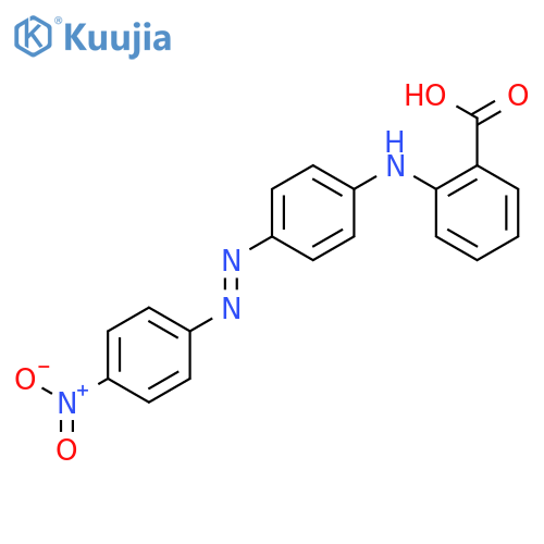 Benzoic acid, 2-[[4-[(4-nitrophenyl)azo]phenyl]amino]- structure