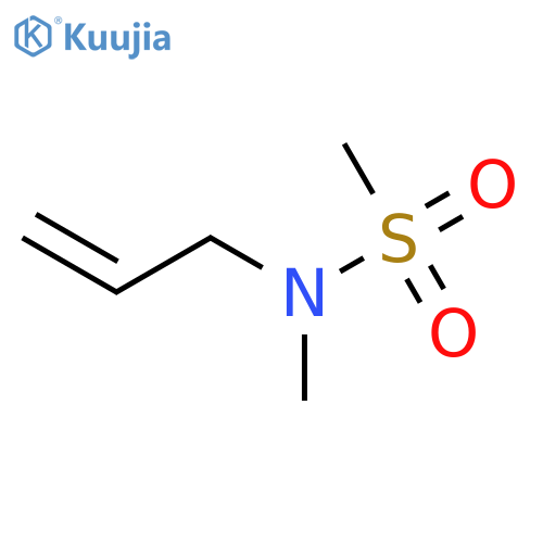 N-methyl-N-(prop-2-en-1-yl)methanesulfonamide structure