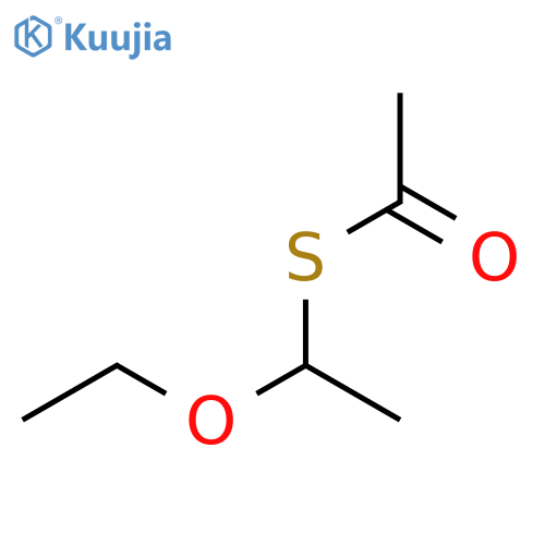 Ethanethioic acid, S-(1-ethoxyethyl) ester structure