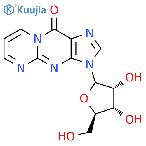 Pyrimido[1,2-a]purin-10(3H)-one,3-b-D-ribofuranosyl- structure