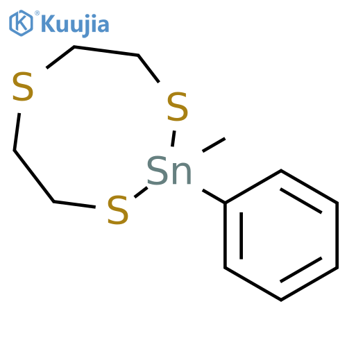 1,3,6,2-TRITHIASTANNOCANE, 2-METHYL-2-PHENYL- structure