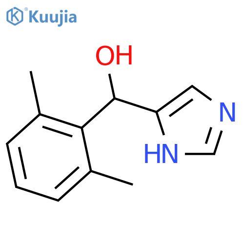 (2,6-dimethylphenyl)(1H-imidazol-4-yl)methanol structure