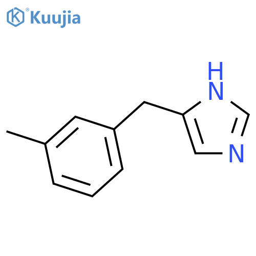 1H-Imidazole, 4-[(3-methylphenyl)methyl]- structure