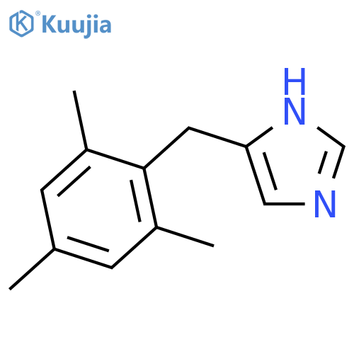4-(2,4,6-trimethylphenyl)methyl-1H-imidazole structure