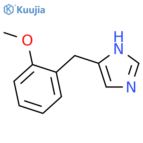 4-(2-methoxyphenyl)methyl-1H-imidazole structure