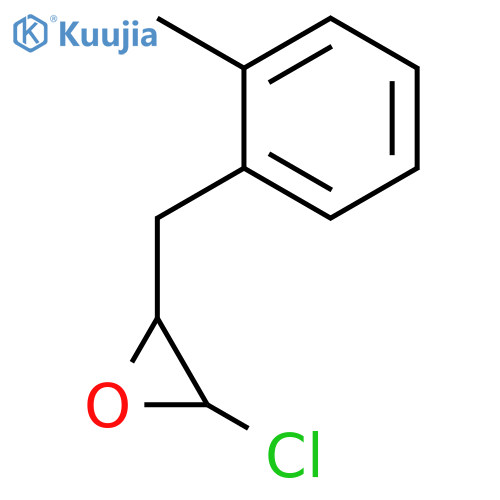 Oxirane, 2-chloro-3-[(2-methylphenyl)methyl]- structure