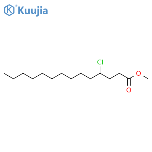 TETRADECANOIC ACID, 4-CHLORO-, METHYL ESTER structure