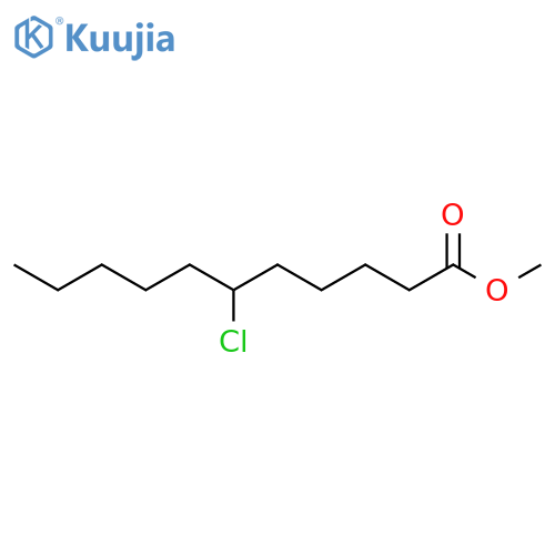 UNDECANOIC ACID, 6-CHLORO-, METHYL ESTER structure