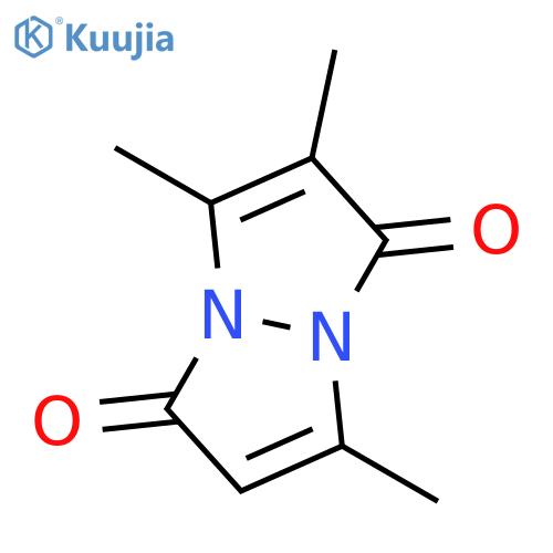 1H,5H-PYRAZOLO[1,2-A]PYRAZOLE-1,5-DIONE, 2,3,7-TRIMETHYL- structure