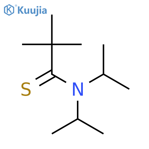 Propanethioamide,2,2-dimethyl-N,N-bis(1-methylethyl)- structure