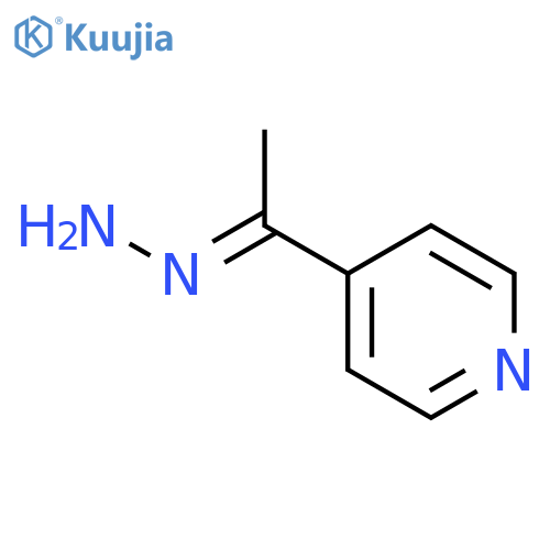 Ethanone, 1-(4-pyridinyl)-, hydrazone structure