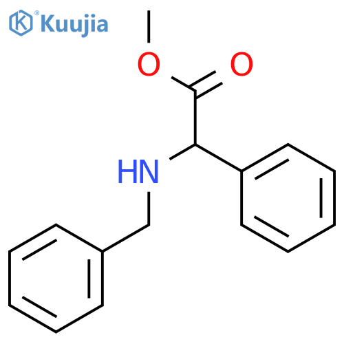Methyl (Benzylamino)(phenyl)acetate structure