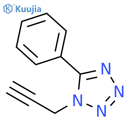 1H-TETRAZOLE, 5-PHENYL-1-(2-PROPYNYL)- structure